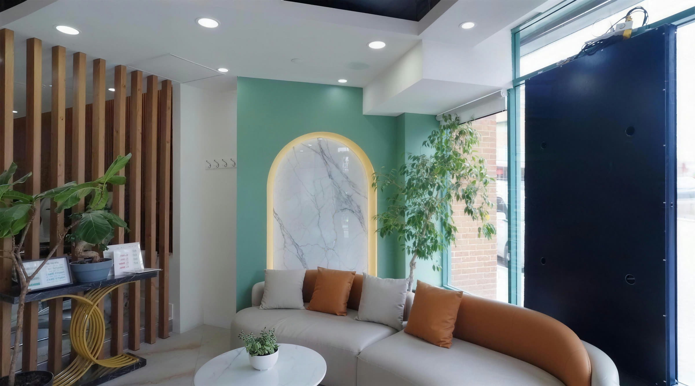 Inside the Pedi N Nails salon
